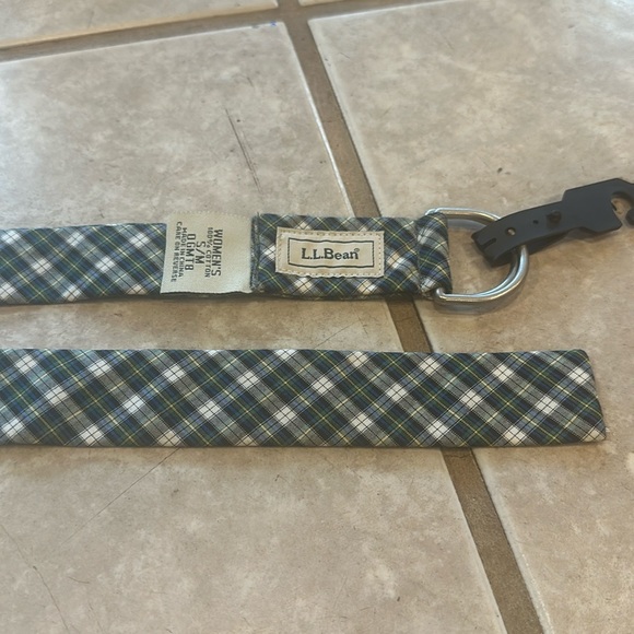 L.L. Bean Accessories - L.L. Bean blue plaid s/m belt